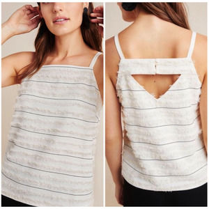 Maeve/Anthropologie Quinn Fringed & Striped Tank